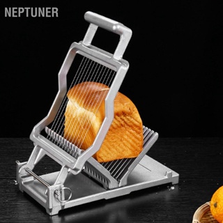 Neptuner คู่มือเครื่องตัดชีสสแตนเลสมือถือเครื่องตัดแซนวิชขนมปังปิ้งสำหรับบ้าน