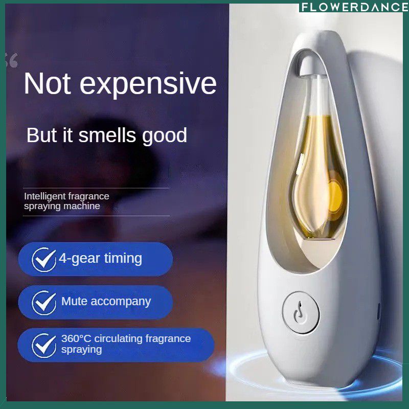 smart-air-freshener-automatic-aroma-sprayer-ไร้สาย-automatic-ultrasonic-essential-oil-aromatherapy-diffuser-aroma-diffuser-air-purifier-humidifiers-flower