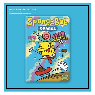 spongebob เคส ใช้สำหรับ ไอแพด ipad air4/5 mini1/2/3/4/5/6 เคสไอแพด 10.2 gen7/8/9 gen10 pro11 2022 anime case pen slot