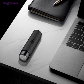Brightstar มีดโกนหนวดไฟฟ้า ขนาดเล็ก แบบพกพา สําหรับผู้ชาย ชาร์จ USB เดินทาง บ้าน ใหม่