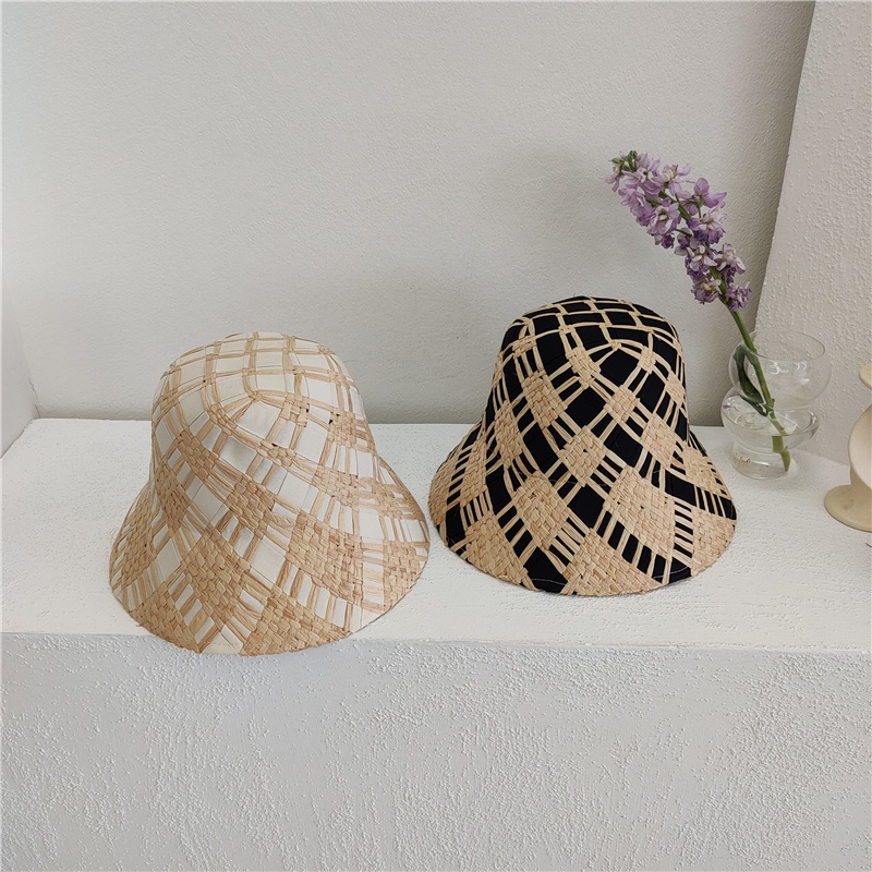หมวกฟางสาน-ประดับริบบิ้น-สไตล์ญี่ปุ่น-แฟชั่นฤดูร้อน-สําหรับผู้หญิง
