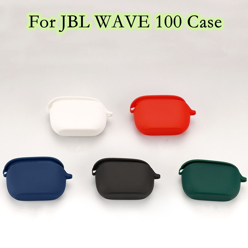 คุณภาพสูง-เคสหูฟัง-แบบนิ่ม-สีพื้น-สําหรับ-jbl-wave-100-jbl-wave-100-tws