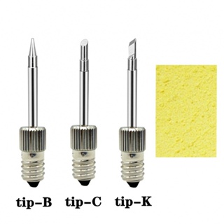 Soldering Iron Tip Set 2pcs Set Portable Silver Brand New Welding Tools