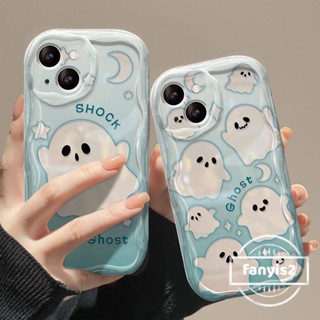 เคสโทรศัพท์มือถือแบบนิ่ม ใส ลายผีน่ารัก สําหรับ Samsung A05 A05s A14 A04E A34 A04 A13 A54 A04s A24 A23 A03 A52 A52s A03s A02s A12 A22 A51 A32 A50 A30s A50s