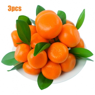 ชุดกิ่งไม้ประดิษฐ์ สีส้ม สําหรับตกแต่งบ้าน ห้องครัว 3 กิ่ง