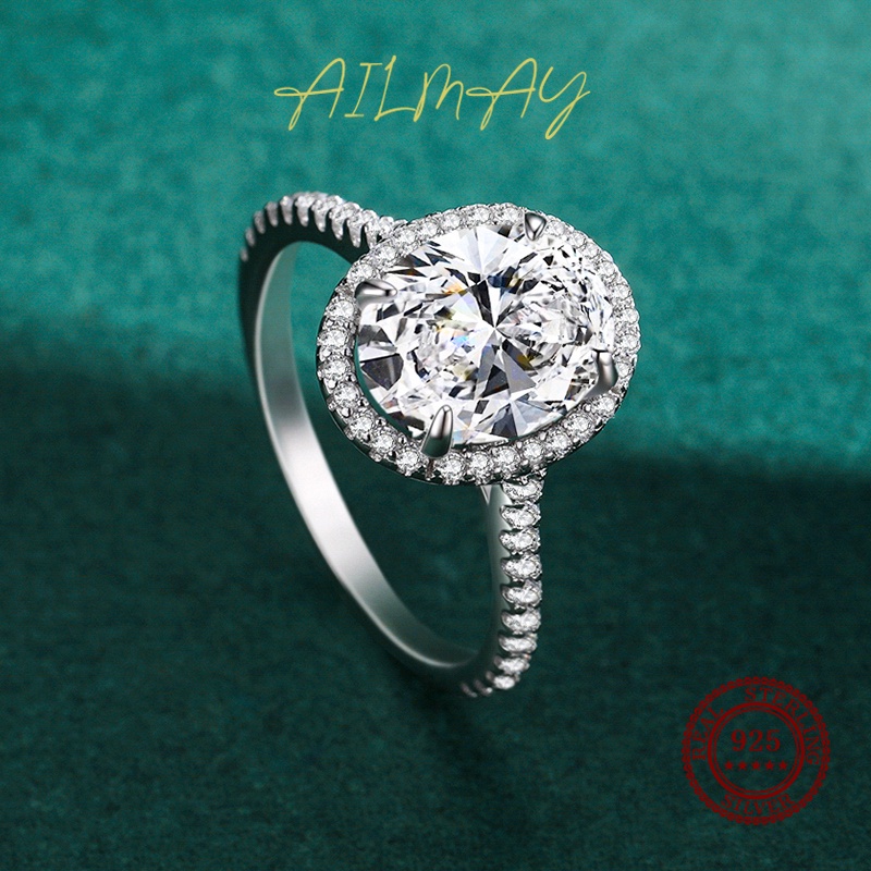 ailmay-แหวนเงินสเตอร์ลิง-925-สไตล์โรแมนติก-หรูหรา-สําหรับผู้หญิง