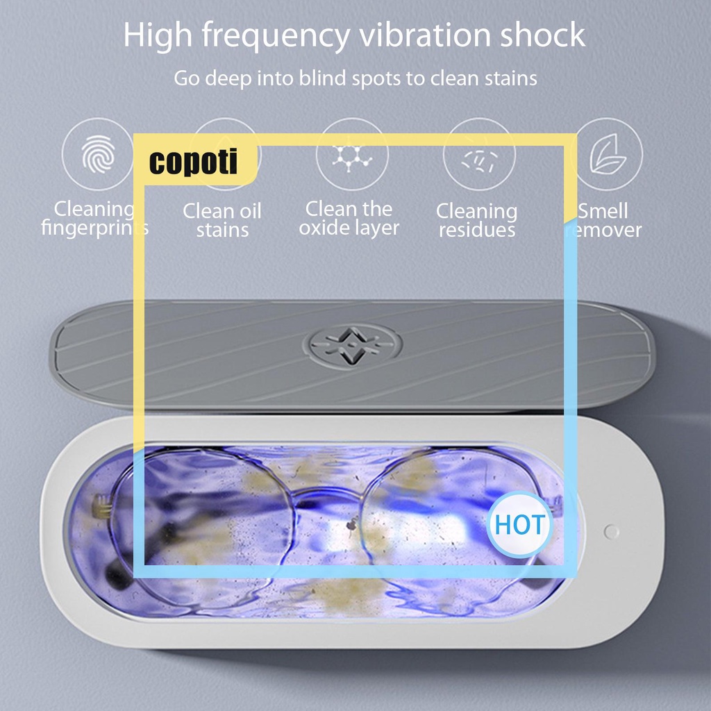 copoti-กล่องอัลตราโซนิก-ขนาดเล็ก-ชาร์จแบตเตอรี่-สําหรับทําความสะอาดแว่นตา