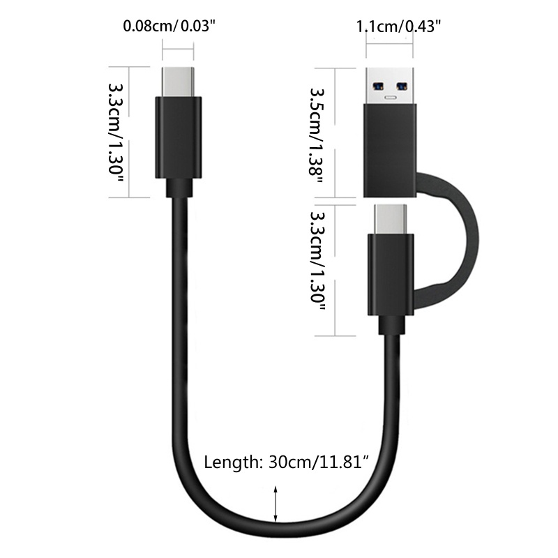 ann-2-in-1-สายชาร์จ-usb3-0-type-c-ซิงค์ข้อมูล-10gbps-ชาร์จเร็ว