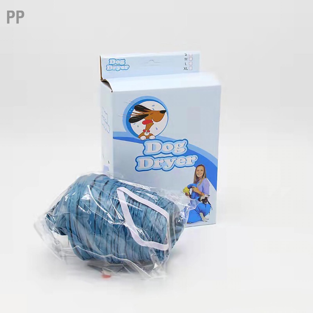 pp-pet-drying-bag-portable-hands-free-quick-coat-สำหรับสุนัขขนาดเล็กและขนาดกลาง