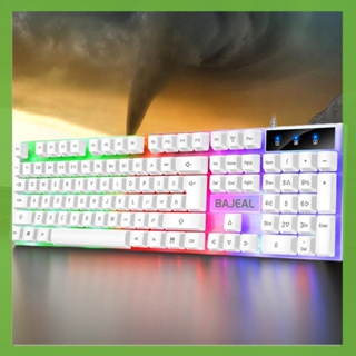 [aigoni.th] ชุดคีย์บอร์ดเมาส์เล่นเกม RGB มีไฟแบ็คไลท์ สําหรับ PC Gamer Laptop