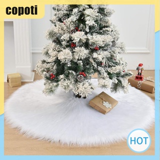 Copoti พรมปูพื้น ขนเทียม ขนนิ่ม สีขาว สําหรับตกแต่งบ้าน เทศกาลคริสต์มาส