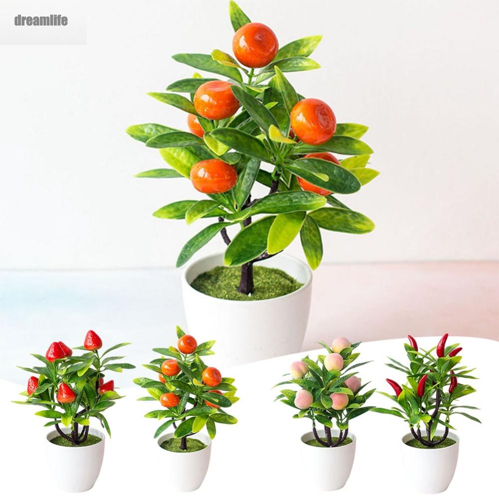 dreamlife-artificial-bonsai-artificial-plastic-garden-arrangement-ornaments-plant-potted