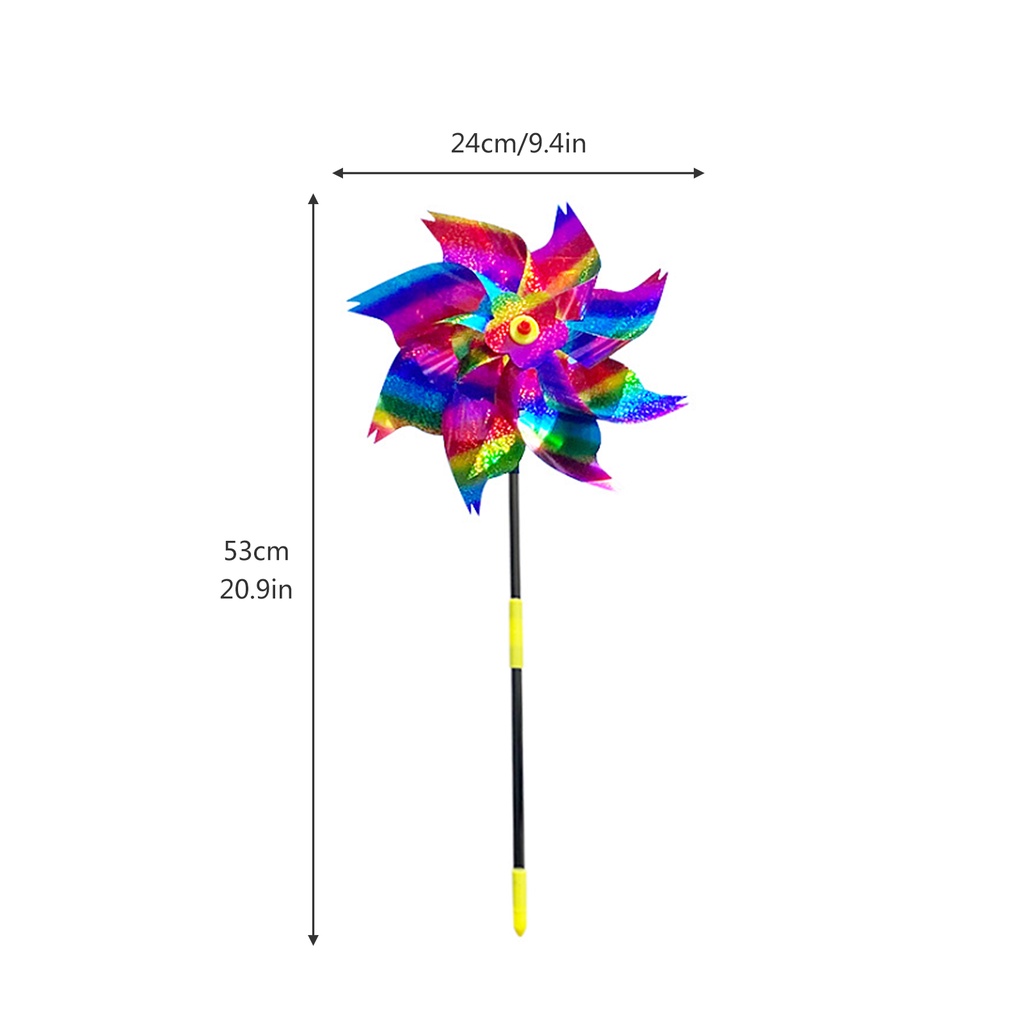 กังหันลม-ป้องกันนก-และดอกไม้-สําหรับตกแต่งสวนกลางแจ้ง-10-ชิ้น