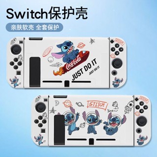 เคสป้องกัน ลายการ์ตูน Stitch Nintendo Switch สําหรับ Joycon V1 V2 Oled Controller