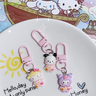 Daydayto พวงกุญแจ จี้การ์ตูนอนิเมะ Sanrio Kuromi My Melody Kawaii Cinnamoroll สําหรับห้อยกระเป๋าเป้สะพายหลัง