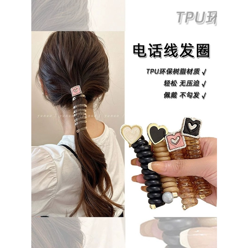 ponytail-fixed-artifact-head-rope-womens-fashionable-telephone-line-hair-ring-with-high-elasticity-durable-and-non-injuring-hair-rope-leather-band