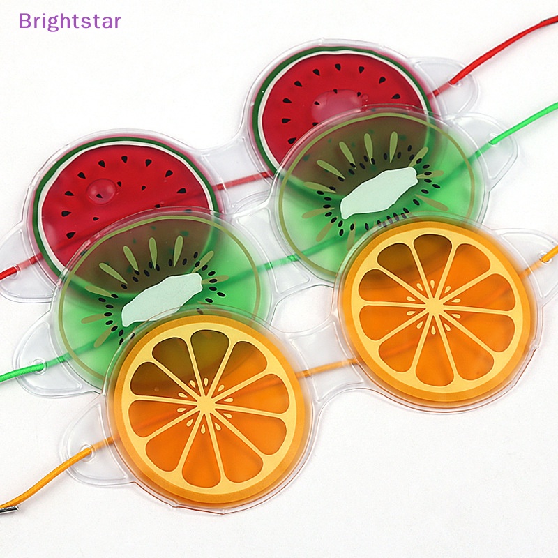 brightstar-หน้ากากปิดตา-ลายผลไม้น่ารัก-บรรเทาความเมื่อยล้า-บรรเทาความเมื่อยล้า-ลดความหมองคล้ํา-ผ่อนคลายตา