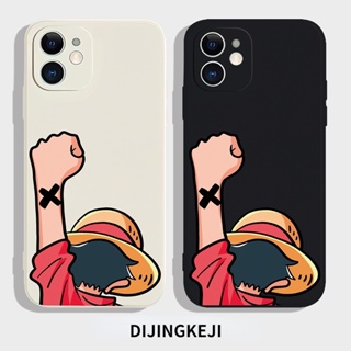 เคสโทรศัพท์มือถือ ลายการ์ตูนอนิเมะลูฟี่ One Piece สําหรับ iphone 13pro 6 6S 11 7 8 Se 2020 X XR XS Plus 12 13 14 PRO