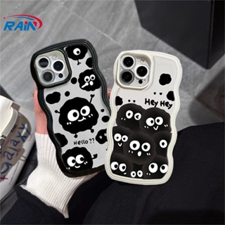 เคสโทรศัพท์มือถือ TPU ลายลูกบอลถ่านหิน สีดํา สําหรับ OPPO A17 A57 2022 A15 A16 A16K A54 A12 A5S A7 A94 A93 A3S A11k A53 A31 A52 A92 A37 F9 A1K A76 A36 5F A9 2020