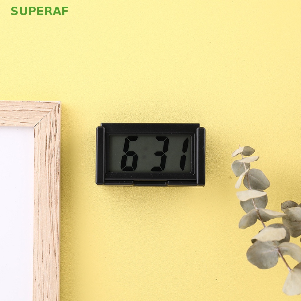 superaf-นาฬิกาดิจิทัล-มีกาวในตัว-หน้าจอ-lcd-แสดงเวลา-จัมโบ้-สําหรับติดรถยนต์-ขายดี