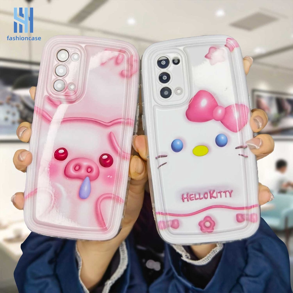 เคสโทรศัพท์มือถือแบบนิ่ม-tpu-กันกระแทก-ลายเฮลโลคิตตีน่ารัก-สําหรับ-realme-c21y-c30-c30s-c31-c33-c35-c11-2021-c15-c21-c25-c20-c3-c12