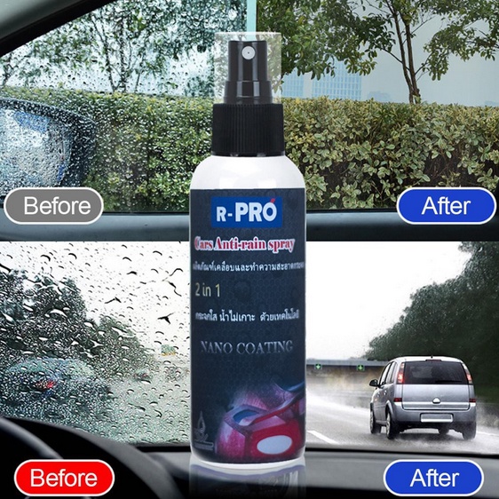 5017-100ml-น้ำยาเคลือบกระจก-กันน้ำเกาะ-ไล่น้ำไม่ให้เกาะกับกระจก-r-pro-100-ml-ฟรี-ผ้าไมโครไฟเบอร์-1-ผืน