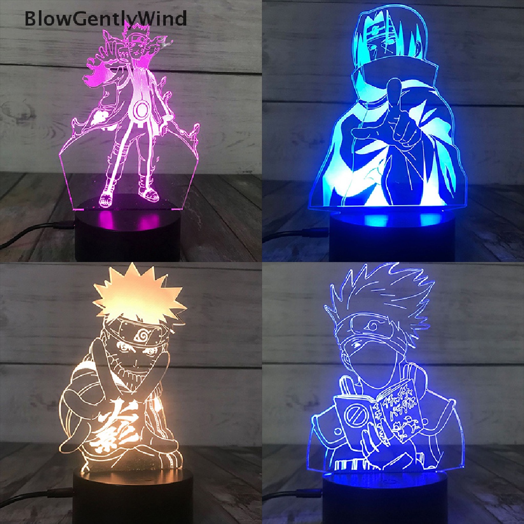 blowgentlywind-โคมไฟกลางคืน-led-รูปนารูโตะ-ซาสึเกะ-ซากุระ-3d-bgw