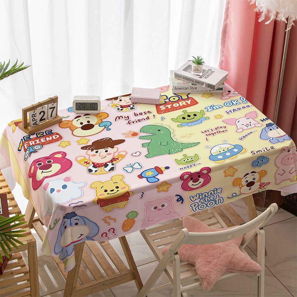 ผ้าปูโต๊ะรับประทานอาหาร-ลายการ์ตูน-toy-story-น่ารัก-กันน้ํา-แบบสากล-สําหรับหอพัก-โต๊ะทานอาหารเด็ก-ตกแต่งโต๊ะอาหาร