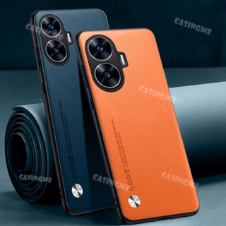 เคสโทรศัพท์มือถือหนัง PC แข็ง ผิวด้าน กันกระแทก ปิดด้านหลัง หรูหรา สําหรับ Realme C55 2023 C55 55C C 55 C55 NFC 2023