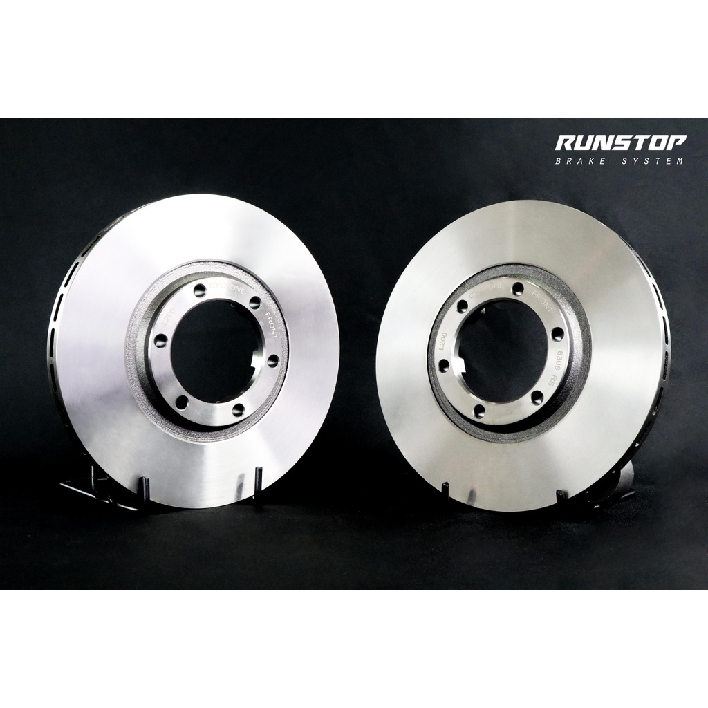 RUNSTOP รันสตอป brake disc จานเบรคหน้า แบบเรียบ ขนาดเดิม258mm ...