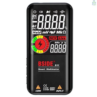 Bside S11 มัลติมิเตอร์ดิจิทัล หน้าจอ LCD 9999 ครั้ง AC DC โวลต์มิเตอร์ โอห์มมิเตอร์ ทดสอบความต้านทาน ประจุกระแสไฟ ความถี่ไดโอด [19][มาใหม่]