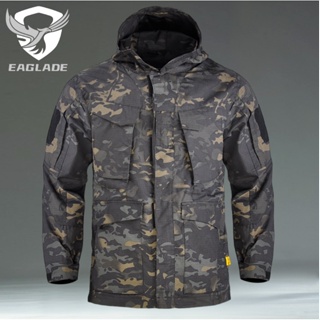 Eaglade เสื้อแจ็กเก็ตยุทธวิธี เดินป่า YDJX-M65 In Night Camo กันน้ํา กันลม