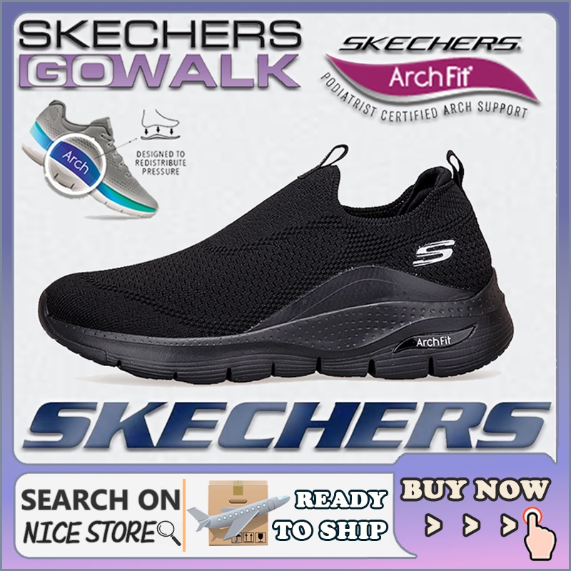 Skechers_ Gowalk Air cushion Shoes RUNNING Shoes รองเท้าผ้าใบลําลอง