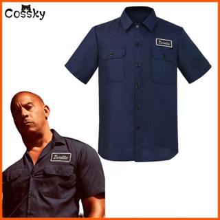 เสื้อเชิ้ตแขนสั้น พิมพ์ลายภาพยนตร์ Fast Furious X Dominic Toretto เหมาะกับเทศกาลฮาโลวีน สําหรับผู้ชาย และผู้หญิง