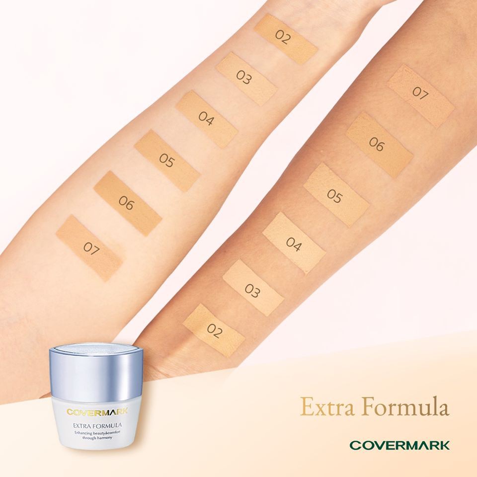 ไม่แท้คืนเงิน-covermark-extra-formula-20g-รองพื้นชนิดครีม-ปกปิดปัญหาผิวได้อย่างเนียนสนิท-ผิวดูสวยแมตต์ตลอดวัน