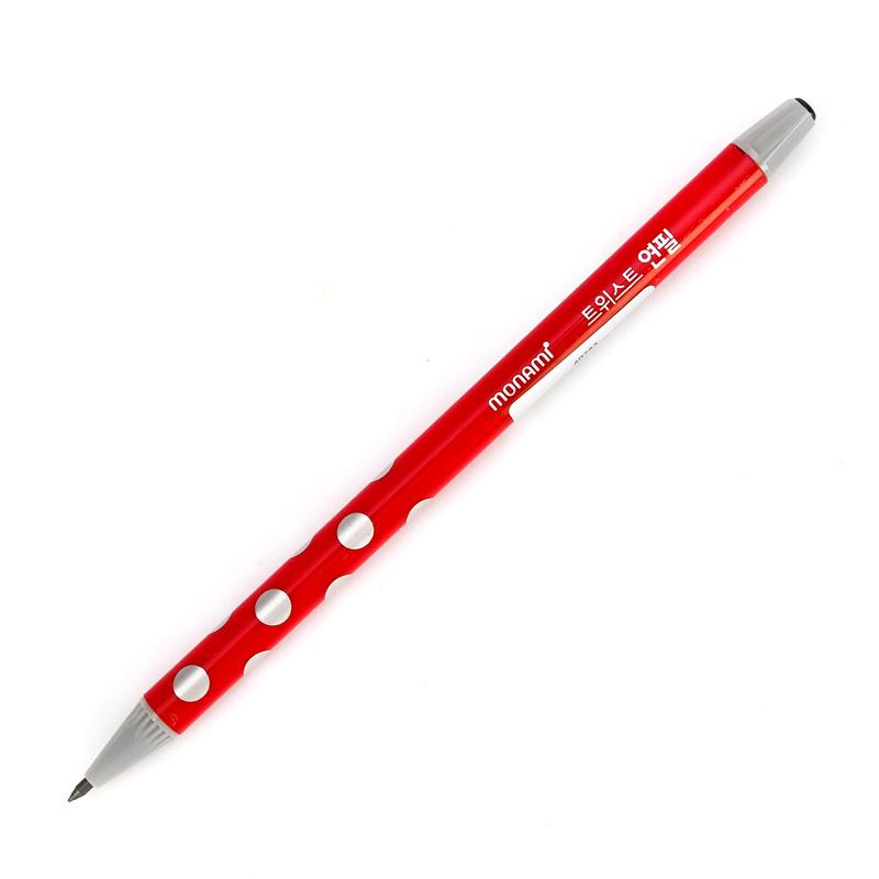 monami-ดินสอหมุนแกนไส้ดินสอ-2b-รุ่น-y6152120300-ด้ามสีแดง