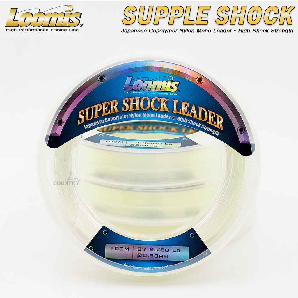 สายช็อคลีด-loomis-super-shock-leader-line-100m