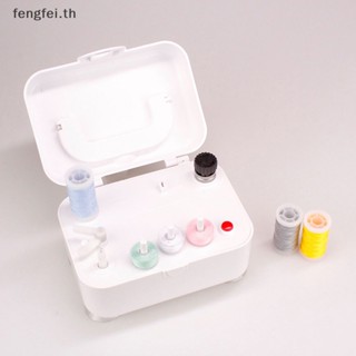 Fengfei กระสวยม้วนด้ายไฟฟ้าอัตโนมัติ พร้อมที่จับกล่อง สําหรับเย็บปักถักร้อย