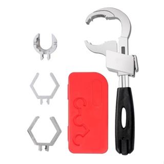 4 In 1 Repair Universal Multifunctional Storage Case Mounting Disassembly Adjustable Opening Tight Space Faucet Wrench