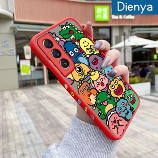 เคสโทรศัพท์มือถือ ซิลิโคนนิ่ม ใส กันกระแทก ลายการ์ตูนมอนสเตอร์ สําหรับ Samsung S22 Plus S22 Ultra 5G S23 Plus 5G S23 Ultra 5G