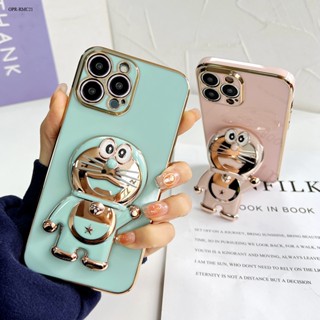 Realme C21 C21Y C25Y C25 C25S C12 C35 C20 C20A C15 C11 C1 C3 2021 เคสเรียวมี สำหรับ Case Cartoon Cats Folding Bracket เคส เคสโทรศัพท์ เคสมือถือ