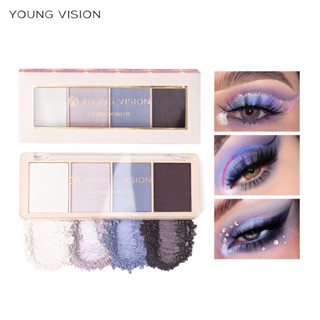 Young VISION พาเลตต์อายแชโดว์ เนื้อแมตต์ ชิมเมอร์ สีม่วง