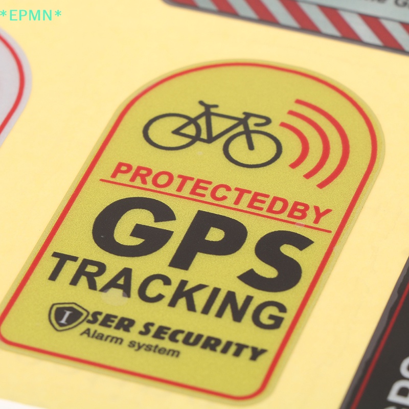 epmn-gt-ใหม่-สติกเกอร์เตือน-gps-สะท้อนแสง-กันขโมย-สําหรับติดรถจักรยาน