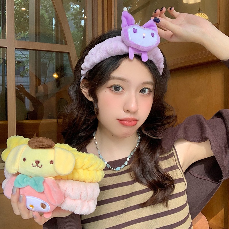 sanrio-tiktok-ที่คาดผม-ลายการ์ตูนสุนัขพุดดิ้ง-เมโลดี้-ซินนาม่อน-น่ารัก-ยอดนิยม-เครื่องประดับแฟชั่น-สําหรับเด็กผู้หญิง