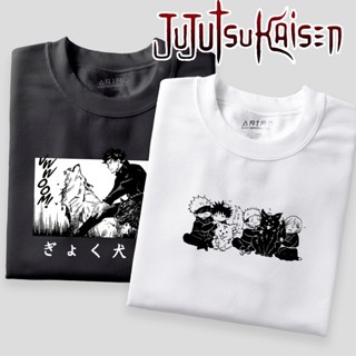 [Hot Sale] Jujutsu Kaisen เสื้อยืดอะนิเมะ Megumi Fushiguro เรียกเสื้อยืดแขนสั้นผ้าฝ้าย Unisex ฤดูร้อน ใหม่