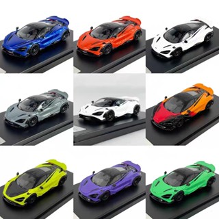 LCD 1: 64 McLaren 765LT Supercar ของเล่นสะสม สําหรับเด็กผู้ชาย อัลลอยด์ โมเดล รถ ของเล่นเด็กผู้ชาย ของขวัญวันเกิด ตกแต่งบ้าน