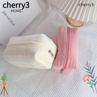 Cherry3 กระเป๋าดินสอ เครื่องสําอาง ความจุขนาดใหญ่ สําหรับโรงเรียน