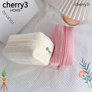 Cherry3 กระเป๋าดินสอ เครื่องสําอาง ความจุขนาดใหญ่ สําหรับโรงเรียน