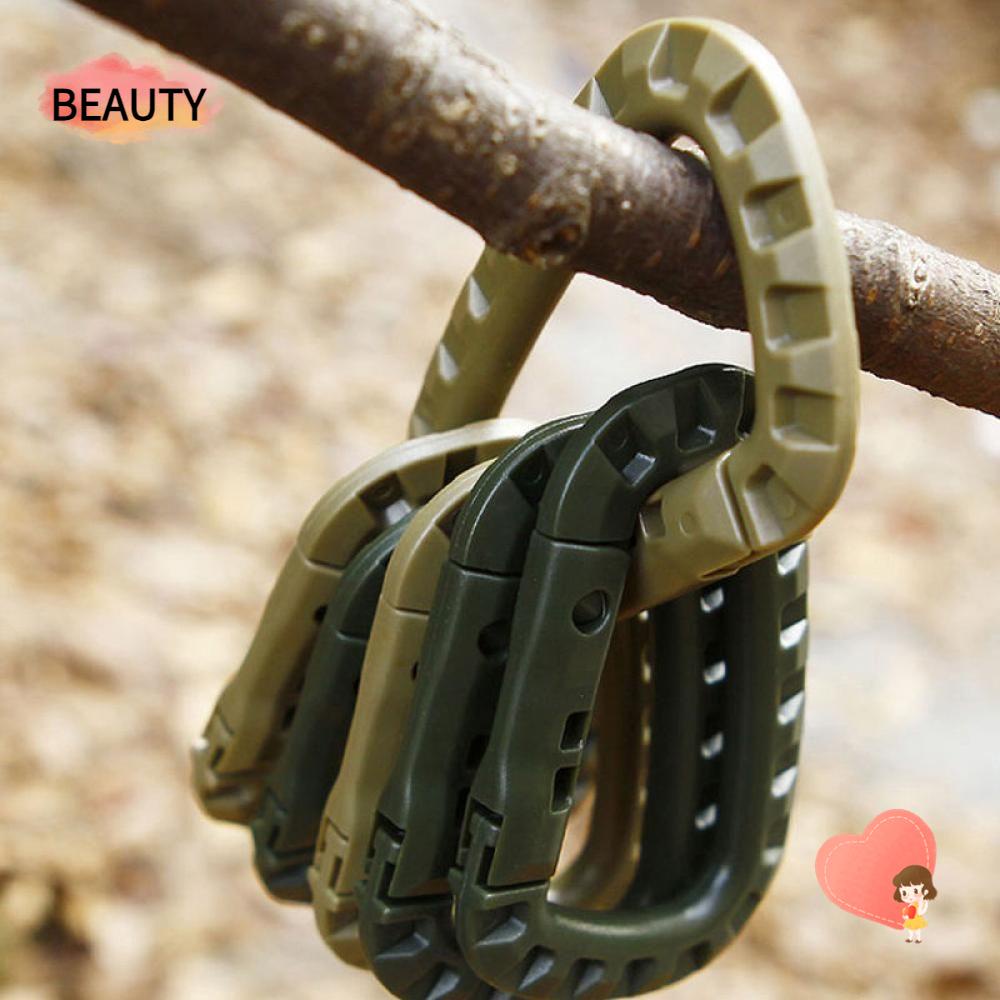 พวงกุญแจคลิปตะขอ-carabiner-d-ring-5-ชิ้น