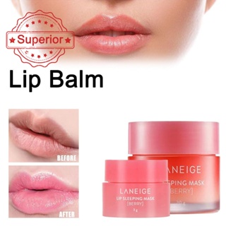 Laneige Strawberry Fruit ลิปสลีปปิ้งมาสก์ ให้ความชุ่มชื้น บํารุงริมฝีปาก 20 กรัม B0F3